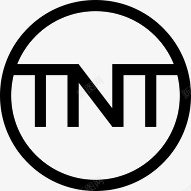 Tnt电影和电视标识2线性图标图标