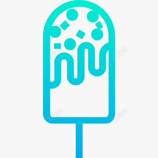 冰淇淋面包店35梯度图标svg_新图网 https://ixintu.com 冰淇淋 梯度 面包店35