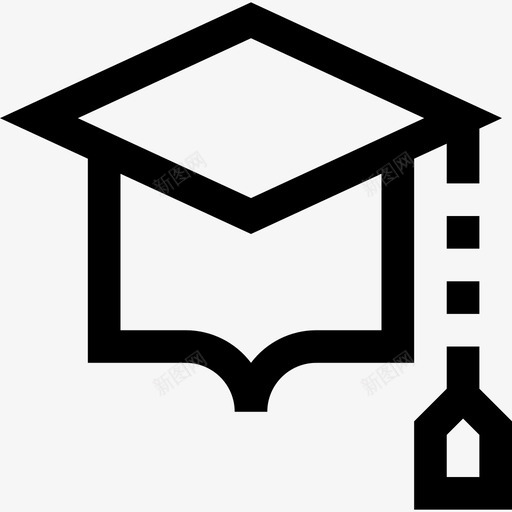 Mortarboard学校和教育4直系图标svg_新图网 https://ixintu.com Mortarboard 学校和教育4 直系