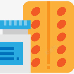 平片设计药片科学48片平片图标高清图片