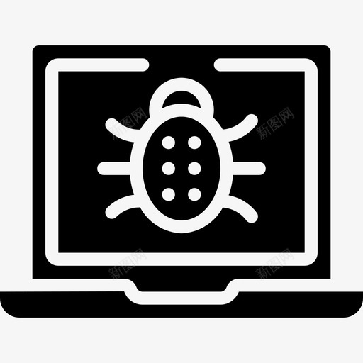 笔记本电脑数据安全12填充图标svg_新图网 https://ixintu.com 填充 数据安全12 笔记本电脑