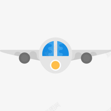 飞机运输机50扁平图标图标