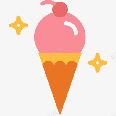 冰淇淋生日派对20平装图标图标