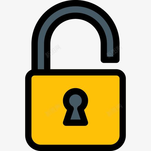解锁安全55线性颜色图标svg_新图网 https://ixintu.com 安全55 线性颜色 解锁