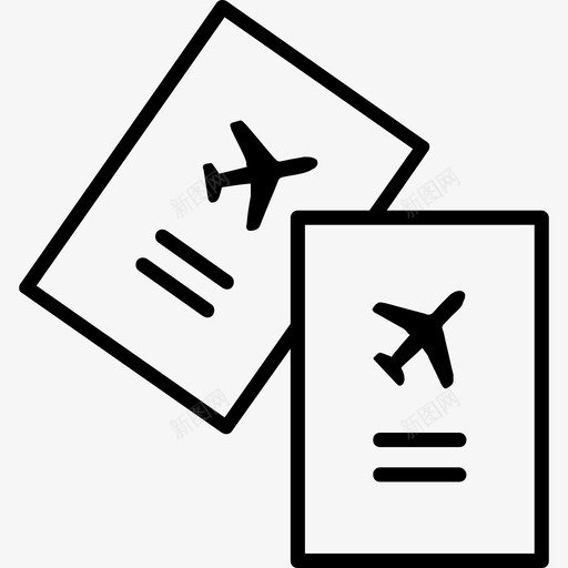飞机票机场14直航图标svg_新图网 https://ixintu.com 机场14 直航 飞机票