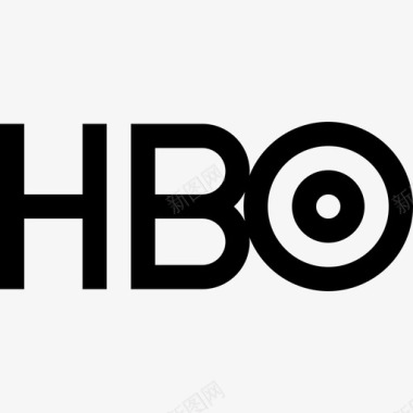 Hbo电影和电视标识2线性图标图标