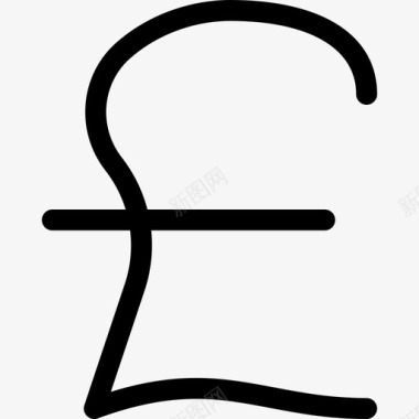 英镑货币18填充图标图标