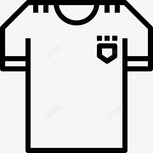 足球运动衫足球13直线型图标svg_新图网 https://ixintu.com 直线型 足球13 足球运动衫