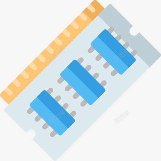 Ram内存计算机组件平板图标svg_新图网 https://ixintu.com Ram内存 平板 计算机组件