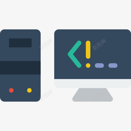 计算开发24扁平图标svg_新图网 https://ixintu.com 开发24 扁平 计算