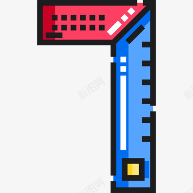 直尺工程15线颜色图标图标