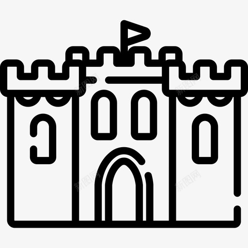 城堡皇室5直系图标svg_新图网 https://ixintu.com 城堡 皇室5 直系