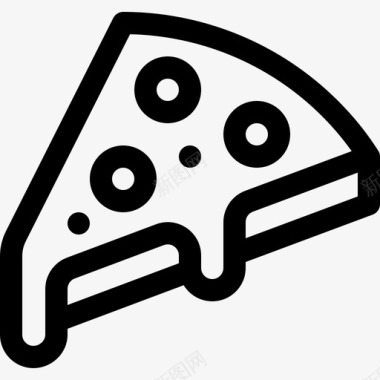 披萨派对庆祝6直系图标图标