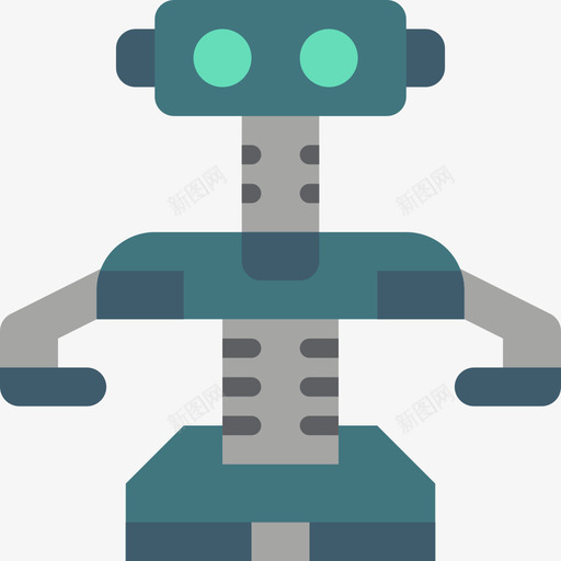 机器人玩具29扁平图标svg_新图网 https://ixintu.com 扁平 机器人 玩具29