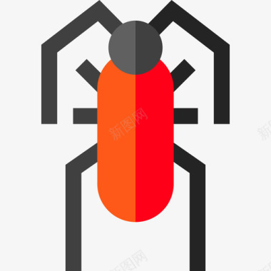 蟋蟀昆虫15扁平图标图标