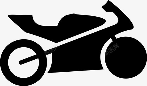 汽车摩托车运动自行车图标图标