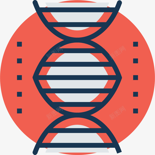 Dna科学技术9线性颜色图标svg_新图网 https://ixintu.com Dna 科学技术9 线性颜色