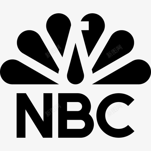 Nbc电影和电视标识3填充图标svg_新图网 https://ixintu.com Nbc 填充 电影和电视标识3