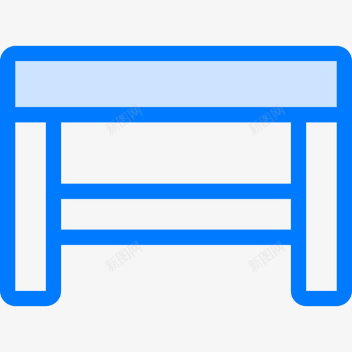餐桌厨房40蓝色图标svg_新图网 https://ixintu.com 厨房40 蓝色 餐桌
