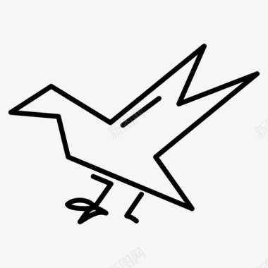 鸟飞图标图标