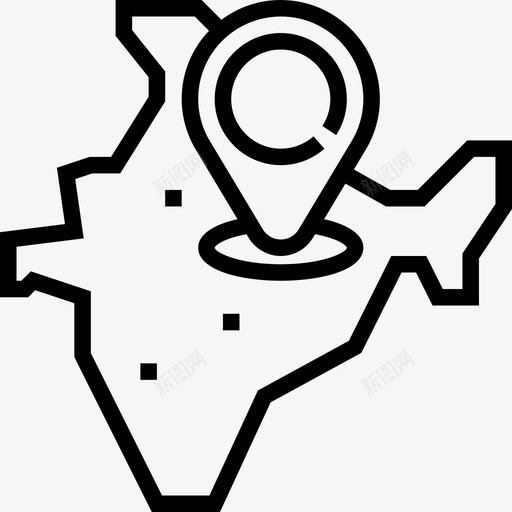 指甲花手绘印度8直纹图标svg_新图网 https://ixintu.com 印度8 指甲花手绘 直纹