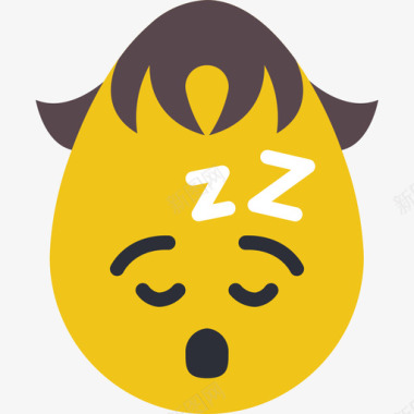 睡眠表情2平淡图标图标