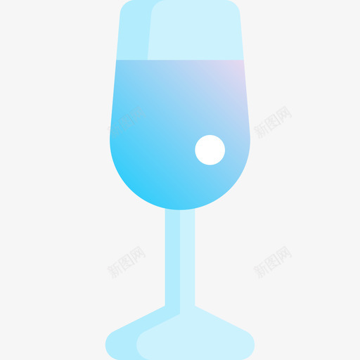 葡萄酒饮料2蓝色图标svg_新图网 https://ixintu.com 葡萄酒 蓝色 饮料2