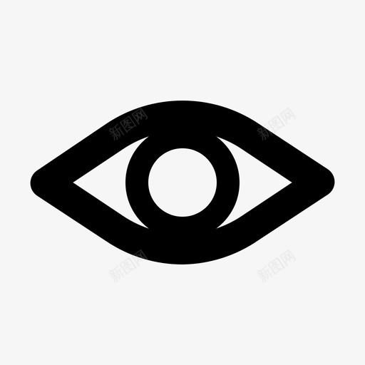 印象业务眼睛图标svg_新图网 https://ixintu.com 业务 业务和管理行第1卷 印象 眼睛 管理 视图