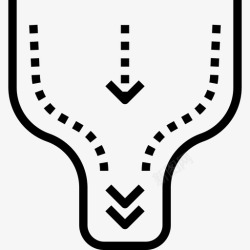 瓶颈图标瓶颈制造10线性图标高清图片