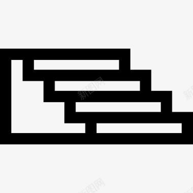 楼梯滑冰10直线图标图标