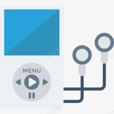 Ipod音乐音频和视频平板图标图标