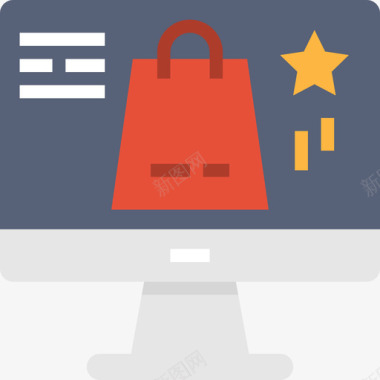 网上购物电脑业务平板电脑图标图标