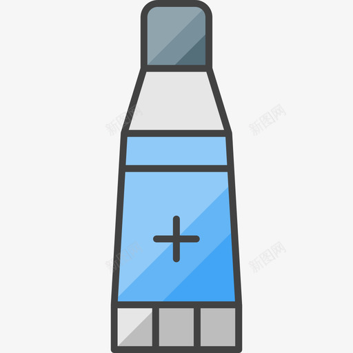 软膏医院36号线性颜色图标svg_新图网 https://ixintu.com 医院36号 线性颜色 软膏