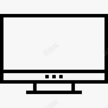 电视多媒体21线性图标图标
