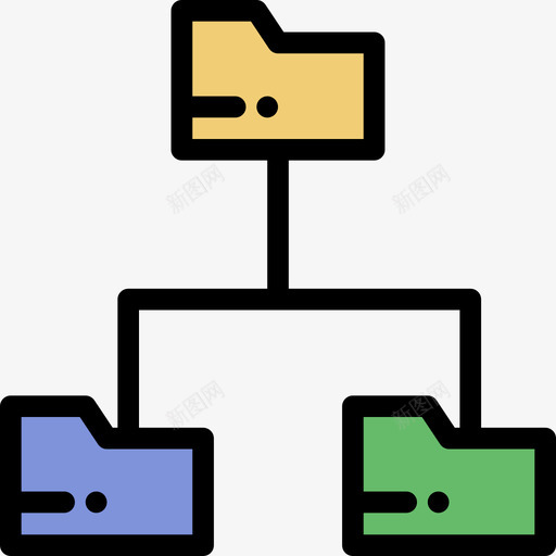 文件夹搜索引擎优化开发4线性颜色图标svg_新图网 https://ixintu.com 搜索引擎优化开发4 文件夹 线性颜色