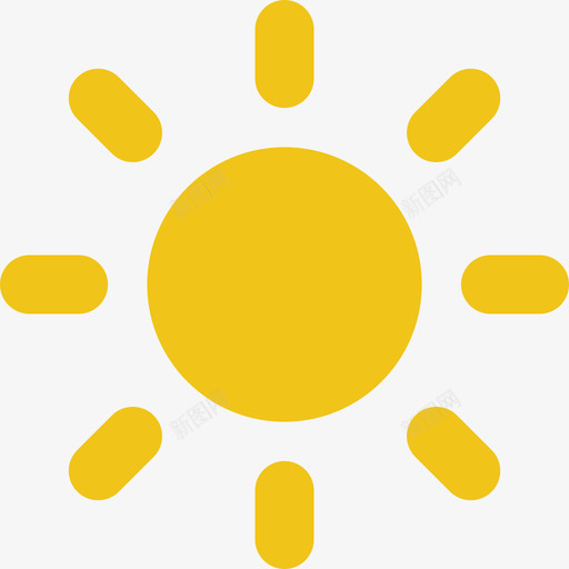 太阳游戏开发3平坦图标svg_新图网 https://ixintu.com 太阳 平坦 游戏开发3