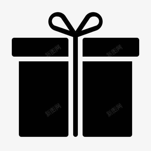 礼品盒圣诞节套餐图标svg_新图网 https://ixintu.com 圣诞实心64 圣诞节 套餐 礼品盒