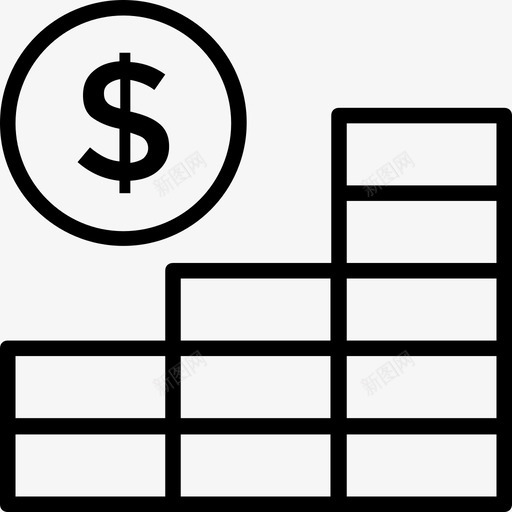 利润商业和金融30轻度四舍五入图标svg_新图网 https://ixintu.com 利润 商业和金融30 轻度四舍五入