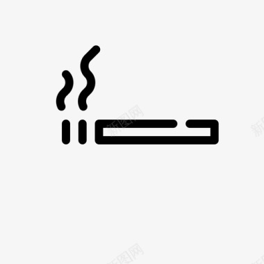 吸烟区香烟房间图标图标