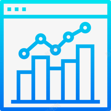 图表数据6梯度图标图标