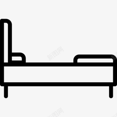 床家具和家用15张直线型图标图标
