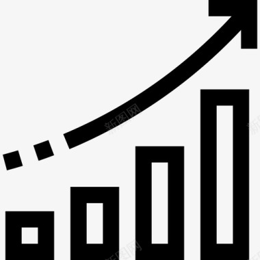 条形图商业和金融42线性图标图标