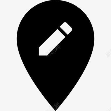 位置地图和交通工具单色图标图标