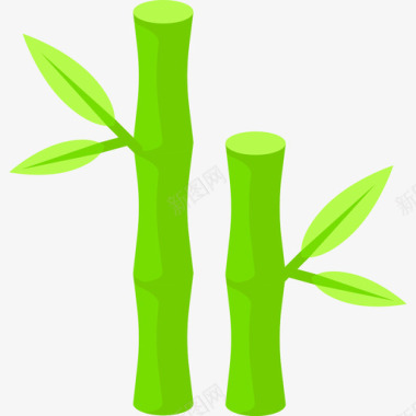 竹子diy工艺品4扁平图标图标