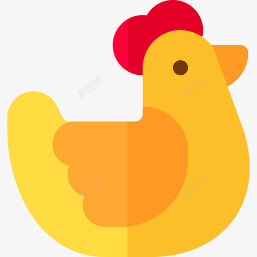 鸡肉养殖10只平坦图标svg_新图网 https://ixintu.com 养殖10只 平坦 鸡肉