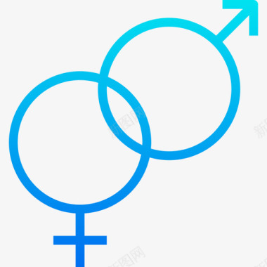 性别卫生保健14梯度图标图标
