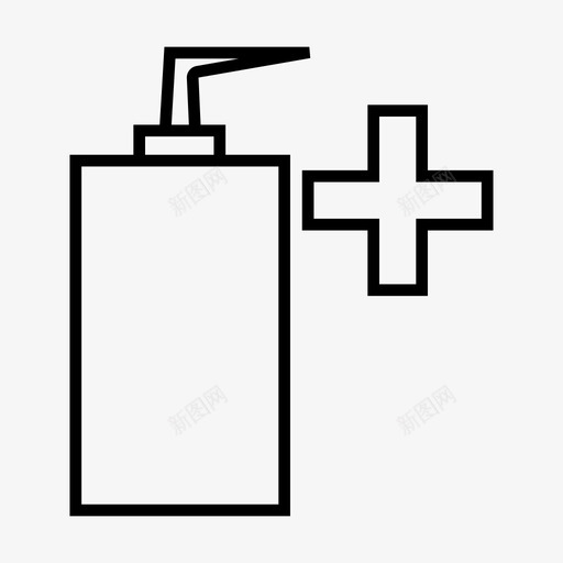 洗涤液医疗肥皂图标svg_新图网 https://ixintu.com 医疗 和开发材料设计图标 洗涤液 用户界面 网页设计 肥皂