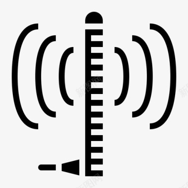 天线电气无线电图标图标