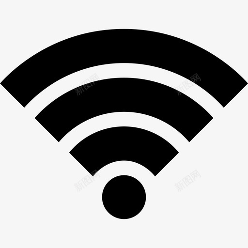 Wifi通信和媒体11已填充图标svg_新图网 https://ixintu.com Wifi 已填充 通信和媒体11