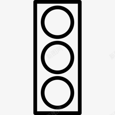 交通灯交通64直线图标图标